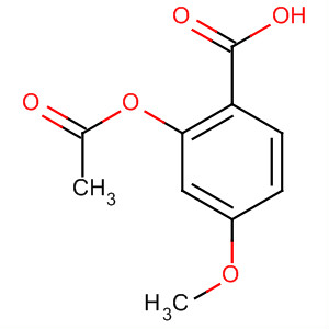 2-乙酰氧基-4-甲氧基苯甲酸结构式_17336-11-7结构式