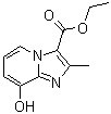 3-羰基乙氧基-8-羟基-2-甲基咪唑并[1,2-a]吡啶结构式_173530-73-9结构式