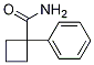 1-苯基-环丁烷羧酰胺结构式_17380-65-3结构式