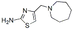 4-(氮杂环庚烷-1-甲基)-1,3-噻唑-2-胺结构式_17386-11-7结构式