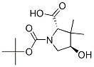 (2S,4R)-N-Boc-4-hydroxy-3,3-dimethylpyrrolidine-2-carboxylic acid Structure,173913-66-1Structure