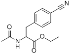 Ac-dl-phe(4-cn)-oet结构式_173963-92-3结构式
