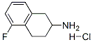 5-Fluoro-1,2,3,4-tetrahydro-naphthalen-2-ylamine hydrochloride Structure,173996-43-5Structure