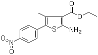 2-氨基-4-甲基-5-(4-硝基苯基)噻吩-3-羧酸乙酯结构式_174072-89-0结构式