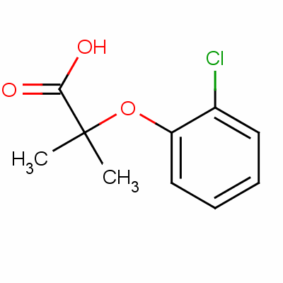 2-(2-氯苯氧基)-2-甲基丙酸结构式_17413-79-5结构式