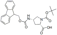 N-Boc-cis-4-Fmoc-Amino-L-proline Structure,174148-03-9Structure