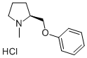 Pyrrolidine, 1-methyl-2-(phenoxymethyl)-, hydrochloride, (S)- Structure,174213-53-7Structure