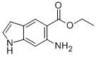 6-氨基-1H-吲哚-5-羧酸乙酯结构式_174311-74-1结构式