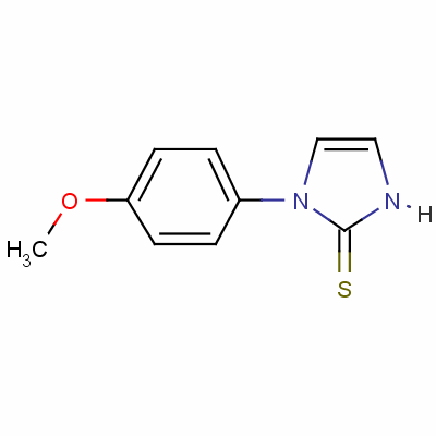 1-(4-甲氧基苯基)咪唑啉-2-硫脲结构式_17452-14-1结构式