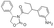 [R-(R*,S*)]-3-[3-(3-氨基苯基)-1-氧代戊基]-4-苯基-2-噁唑烷酮结构式_174590-39-7结构式
