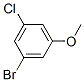 3-Bromo-5-chloroanisole Structure,174913-12-3Structure