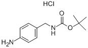 N-[(4-aminophenyl)methyl]Carbamic acid 1,1-dimethylethyl ester hydrochloride Structure,174959-54-7Structure