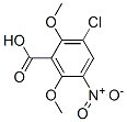 3-Chloro-2,6-dimethoxy-5-nitrobenzoic acid Structure,175135-56-5Structure