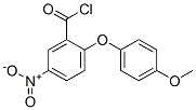 2-(4-甲氧基苯氧基)-5-硝基苯-1-羰酰氯结构式_175135-69-0结构式