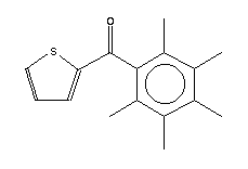 (2,3,4,5,6-五甲基苯基)(2-噻吩)甲酮结构式_175136-70-6结构式