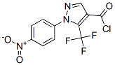 5-(Trifluoromethyl)-1-(4-nitrophenyl)-1H-pyrazole-4-carbonyl chloride Structure,175137-36-7Structure