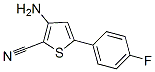 3-Amino-2-cyano-5-(4-fluorophenyl)thiophene Structure,175137-39-0Structure