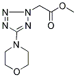 Methyl 2-(5-morpholino-2h-1,2,3,4-tetraazol-2-yl)acetate Structure,175137-43-6Structure