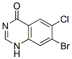 7-溴-6-氯-4(3H)-喹唑啉酮结构式_17518-98-8结构式