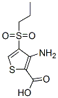 3-氨基-4-(N-丙基磺酰基)噻吩-2-羧酸结构式_175201-91-9结构式