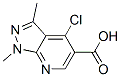 4-Chloro-1,3-dimethylpyrazolo[3,4-b]pyridine-5-carboxylic acid Structure,175201-94-2Structure