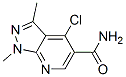 4-Chloro-1,3-dimethyl-1H-pyrazolo[3,4-b]pyridine-5-carboxamide Structure,175201-98-6Structure