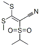 2-(Isopropylsulfonyl)-3,3-di(Methylthio)acrylonitrile Structure,175202-05-8Structure