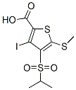3-碘-4-(异丙基磺酰基)-5-(甲硫基)噻吩-2-羧酸结构式_175202-14-9结构式