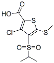 3-氯-4-(异丙磺酰基)-5-(甲基硫代)噻吩-2-羧酸结构式_175202-23-0结构式