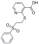 2-[2-(苯基磺酰基)乙基硫代]烟酸结构式_175203-21-1结构式