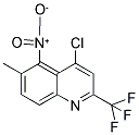 4-Chloro-6-methyl-5-nitro-2-(trifluoromethyl)-quinoline Structure,175203-61-9Structure