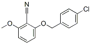 2-[(4-Chlorobenzyl)oxy]-6-methoxybenzonitrile Structure,175204-00-9Structure