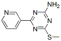 4-(Methylthio)-6-(3-pyridyl)-1,3,5-triazin-2-amine Structure,175204-62-3Structure