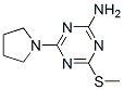 4-(Methylthio)-6-tetrahydro-1H-pyrrol-1-yl-1,3,5-triazin-2-amine Structure,175204-64-5Structure