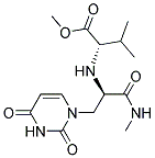(r)-(9ci)-n-[1-[(3,4-二氢-2,4-二氧代-1(2H)-嘧啶)甲基]-2-(甲基氨基)-2-氧代乙基]-L-缬氨酸甲酯结构式_175228-78-1结构式