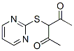 3-(嘧啶-2-硫代)戊烷-2,4-二酮结构式_175277-25-5结构式