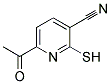 6-乙酰基-2-疏基烟腈结构式_175277-42-6结构式