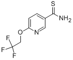 6-(2,2,2-Trifluoroethoxy)pyridine-3-thio-carboxamide Structure,175277-59-5Structure