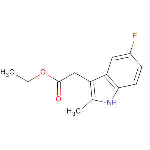5-氟-2-甲基-3-吲哚乙酸乙酯结构式_17536-39-9结构式