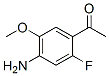 1-(4-氨基-2-氟-5-甲氧基苯基)-乙酮结构式_175711-82-7结构式