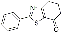 2-苯基-5,6-二氢苯并[d]噻唑-7(4h)-酮结构式_17583-15-2结构式