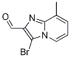 3-Bromo-8-methyl-imidazo[1,2-a]pyridine-2-carbaldehyde Structure,175878-06-5Structure