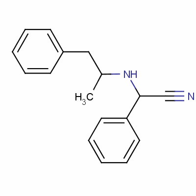 苯丙苄腈胺结构式_17590-01-1结构式