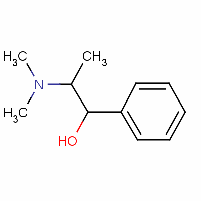 L-n-甲基麻黄素盐酸盐结构式_17605-71-9结构式