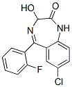 7-氯-5-(2-氟苯基)-1,3-二氢-3-羟基-2H-1,4-苯并二氮杂卓-2-酮结构式_17617-60-6结构式