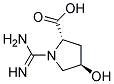 L-proline, 1-(aminoiminomethyl)-4-hydroxy-, (4r)-(9ci) Structure,176370-06-2Structure