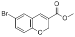 6-Bromo-2h-1-benzopyran-3-carboxylic acid methyl ester Structure,177496-79-6Structure