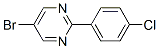 (9CI)-5-溴-2-(4-氯苯基)-嘧啶结构式_177727-15-0结构式