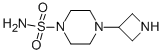 4-(3-氮杂啶)-1-哌嗪磺酰胺结构式_178312-21-5结构式