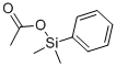苯基二甲基乙酰氧基硅烷结构式_17887-60-4结构式
